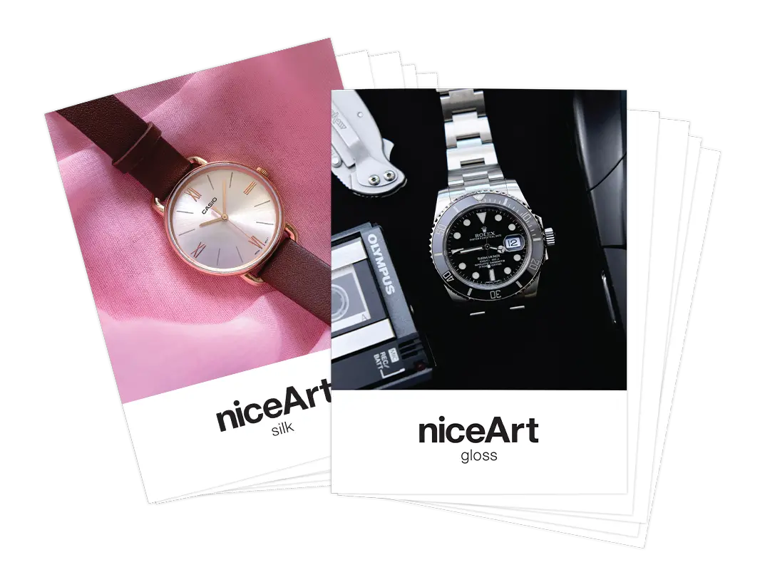 Huge Paper Sample Packs niceArt Gloss and Silk
