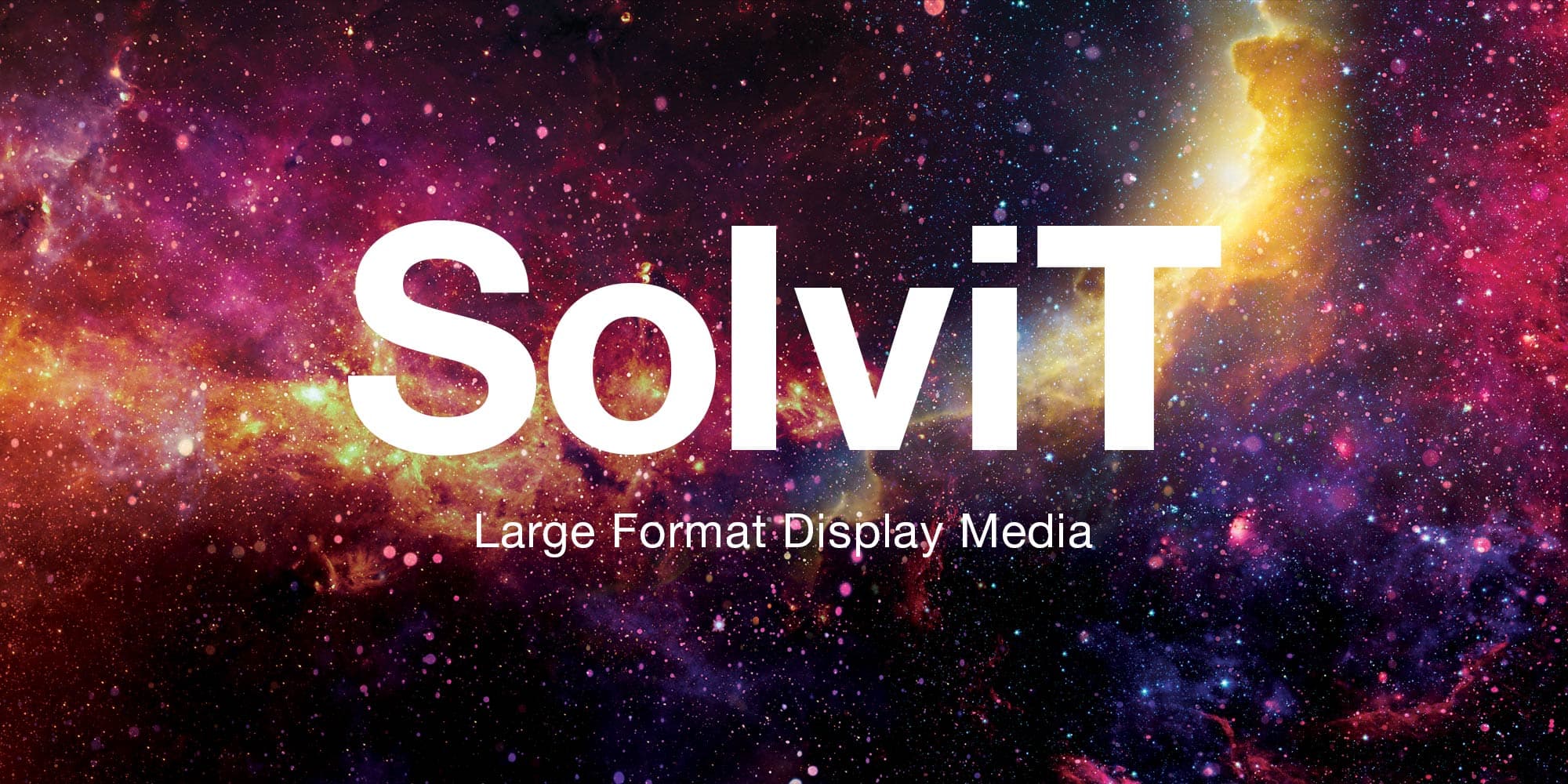SolviT Large Format Display Media